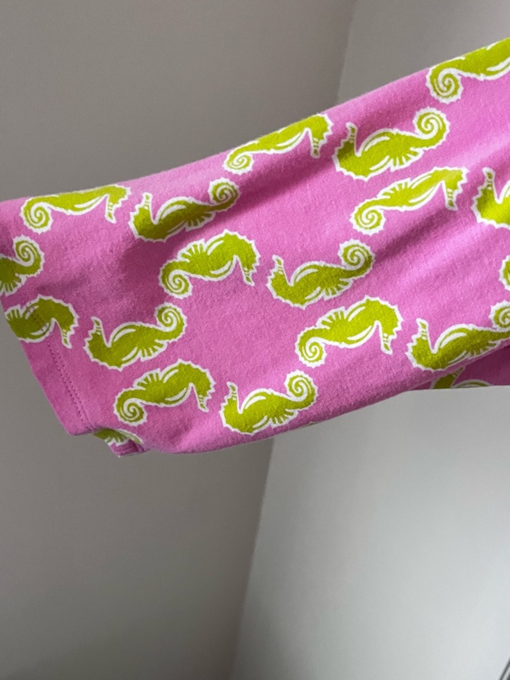 Women’s Crown & Ivy Pink and Neon Green Seahorse Beach Dress - Picture 4 of 8